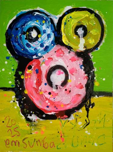 Original Abstract Food & Drink Painting by Martinus Sumbaji