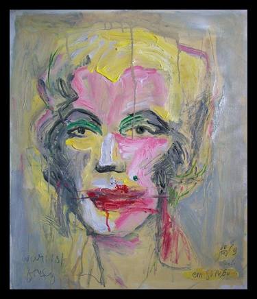 Original Abstract Expressionism Celebrity Paintings by martinus sumbaji