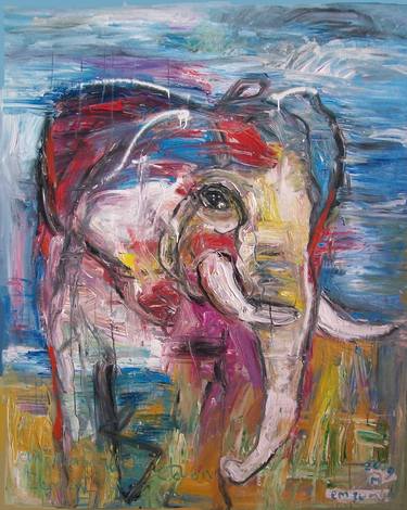 Print of Abstract Expressionism Animal Paintings by martinus sumbaji
