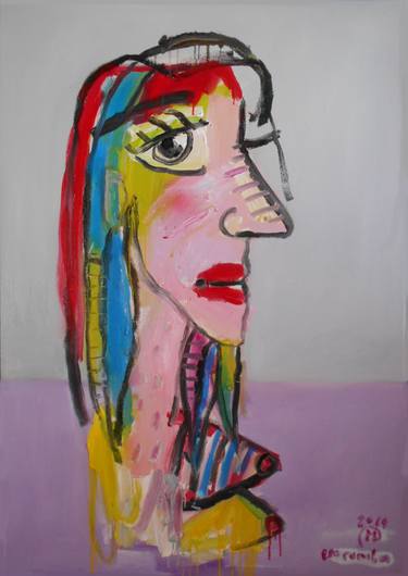 Original Abstract People Paintings by martinus sumbaji