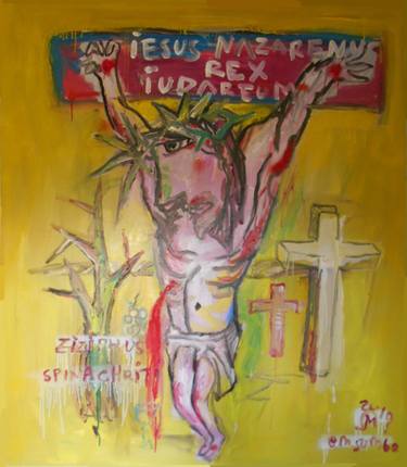 Crucifixion of Jesus in Yellow thumb