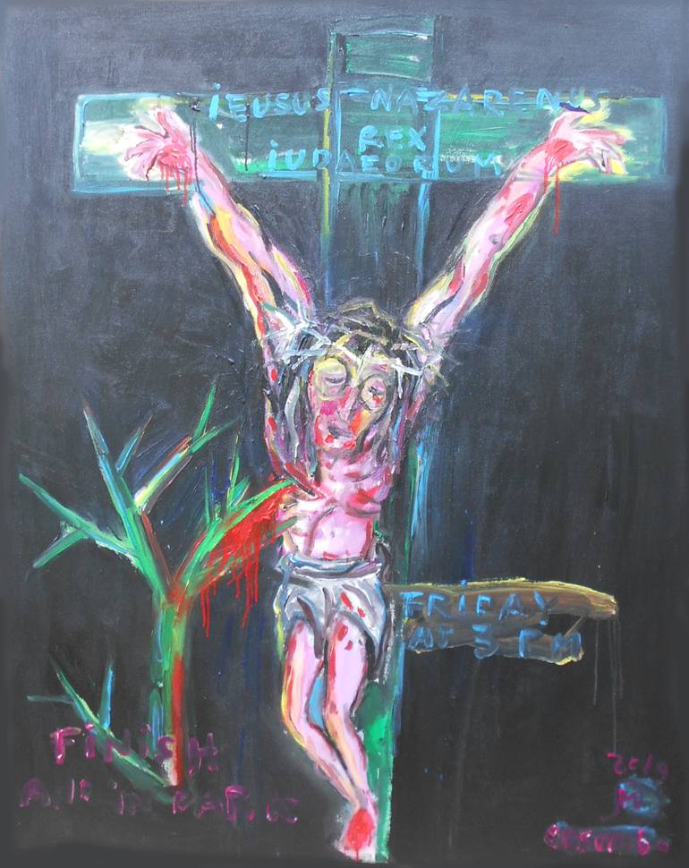 Original Abstract People Paintings by Martinus Sumbaji