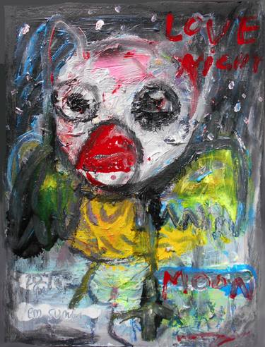 Original Abstract Expressionism Humor Paintings by martinus sumbaji