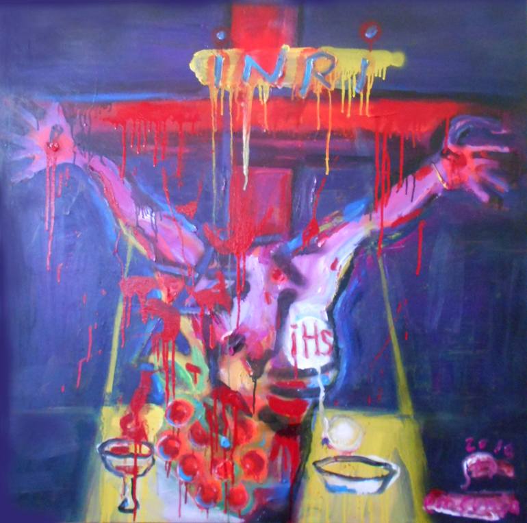 Original Abstract Popular culture Paintings by Martinus Sumbaji