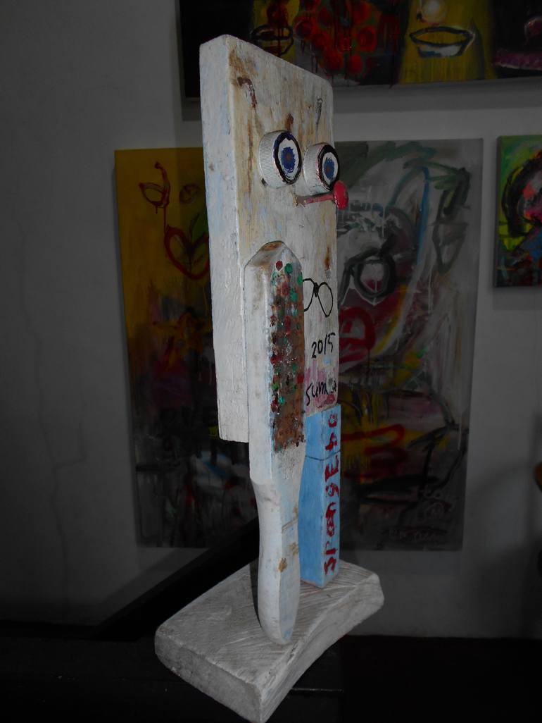 Original Abstract Children Sculpture by martinus sumbaji