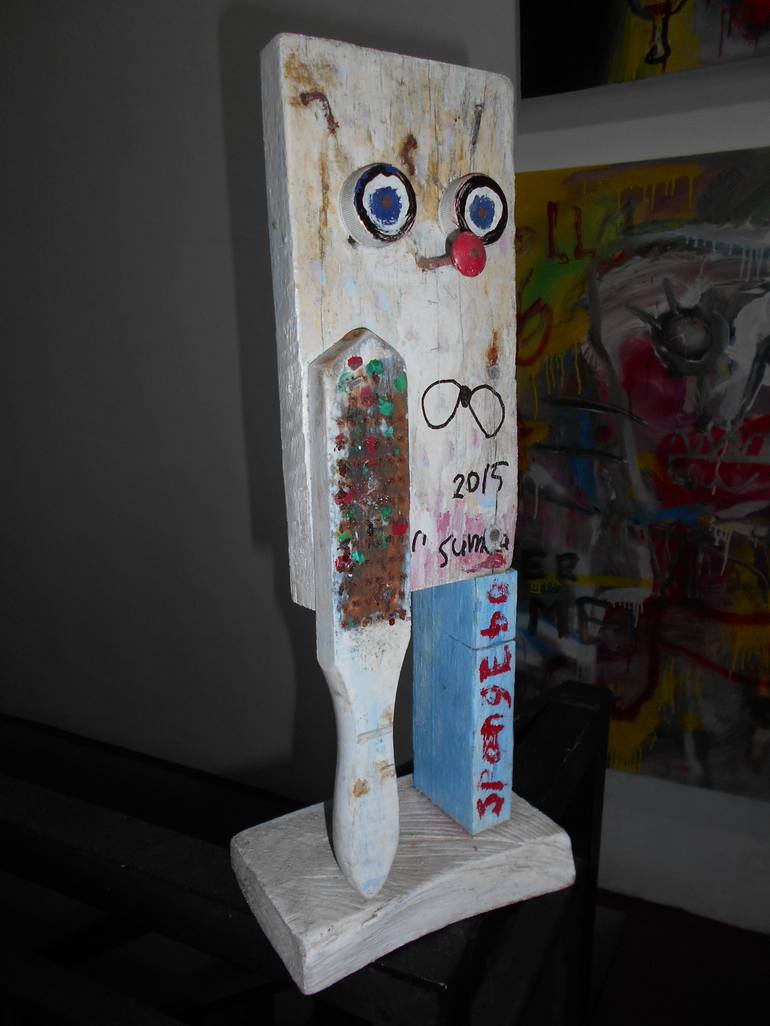 Original Abstract Children Sculpture by martinus sumbaji