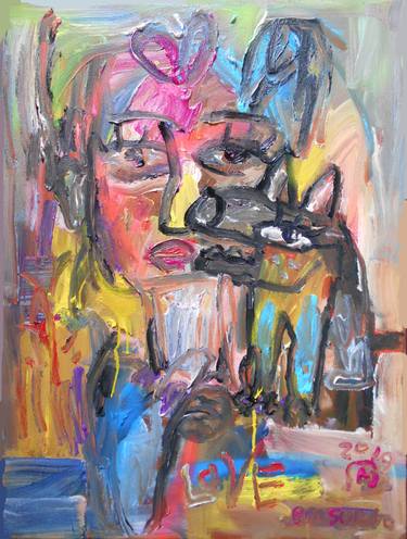 Original Abstract People Paintings by martinus sumbaji