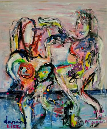 Original Abstract Love Paintings by martinus sumbaji