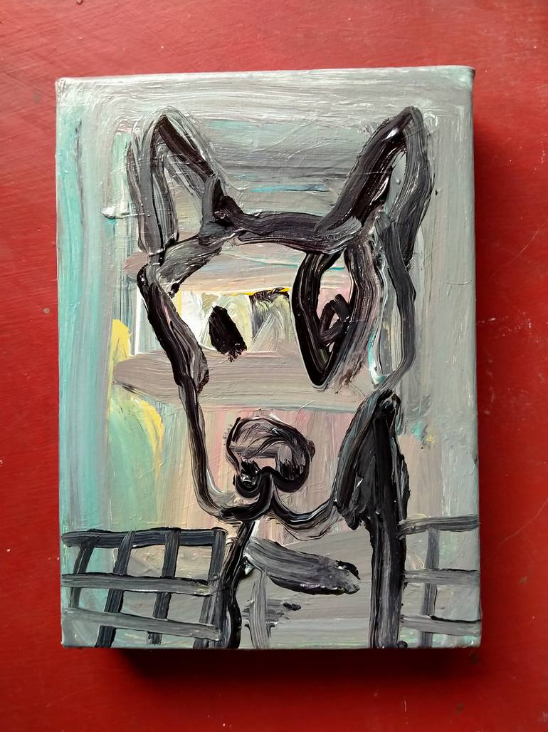 Original Abstract Animal Painting by Martinus Sumbaji