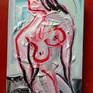 Woman Nude 02 by martinus sumbaji
acrylic on canvas, 15x21x3cm, 2020