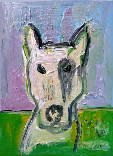 Original Dogs Paintings by martinus sumbaji