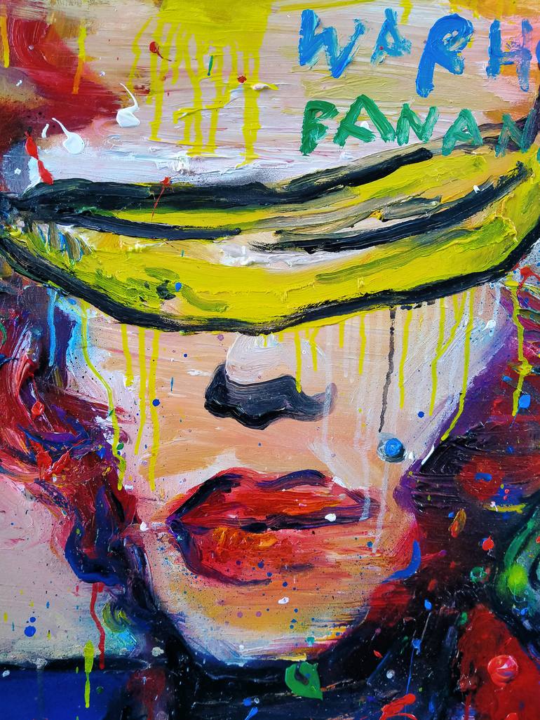 Original Abstract Expressionism Celebrity Painting by Martinus Sumbaji