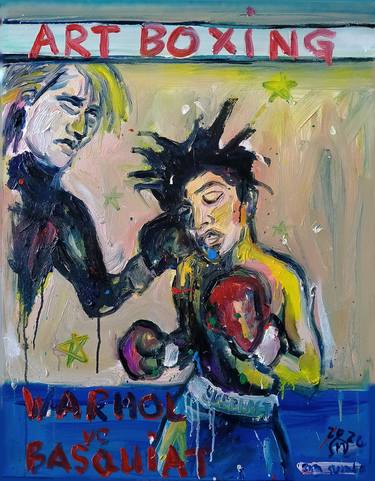 Original Abstract Expressionism Pop Culture/Celebrity Paintings by martinus sumbaji