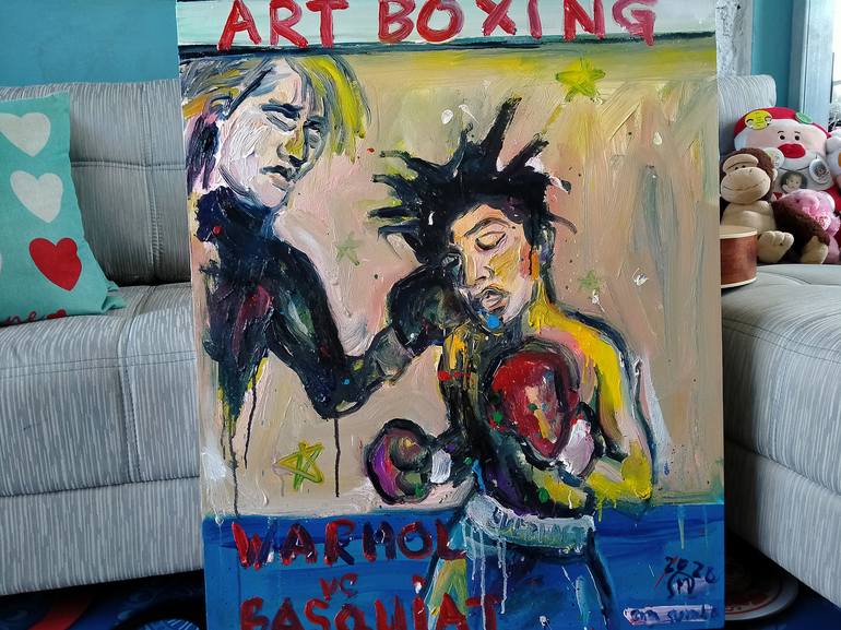Original Abstract Expressionism Pop Culture/Celebrity Painting by martinus sumbaji