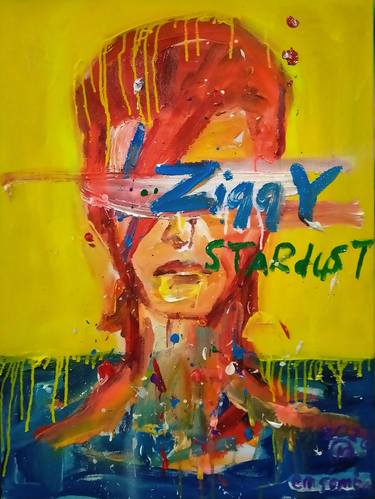 Original Abstract Expressionism Celebrity Paintings by martinus sumbaji
