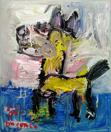 Original Abstract Animal Paintings by martinus sumbaji