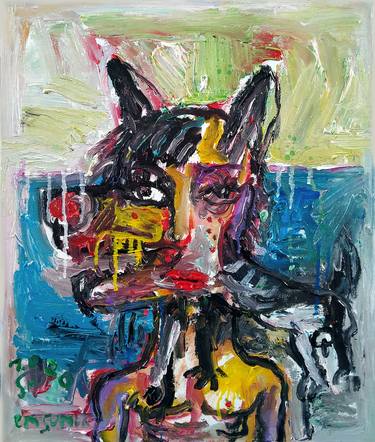 Original Abstract Expressionism Abstract Paintings by martinus sumbaji