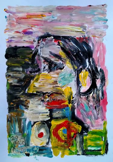 Original Abstract People Paintings by martinus sumbaji