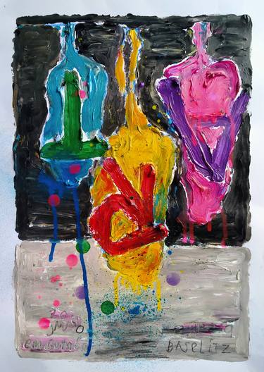 Original Abstract Expressionism Abstract Paintings by martinus sumbaji