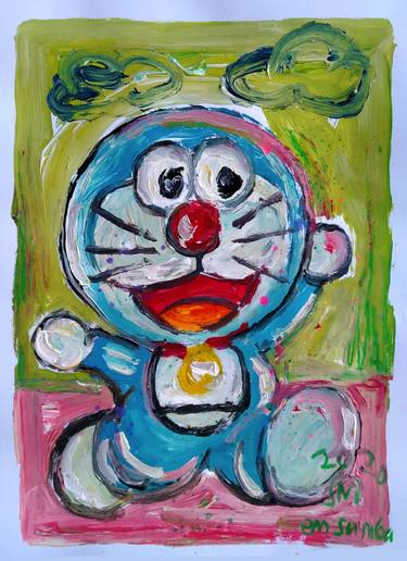 Original Abstract Children Paintings by martinus sumbaji