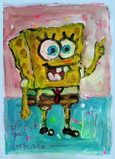 Spongebob Paintings Saatchi Art