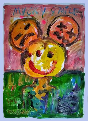 Original Abstract Cartoon Paintings by martinus sumbaji