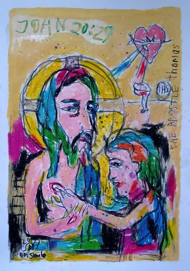 Original Religious Paintings by martinus sumbaji