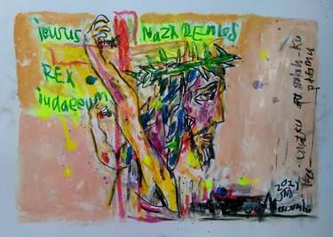 Original Abstract Expressionism People Paintings by martinus sumbaji