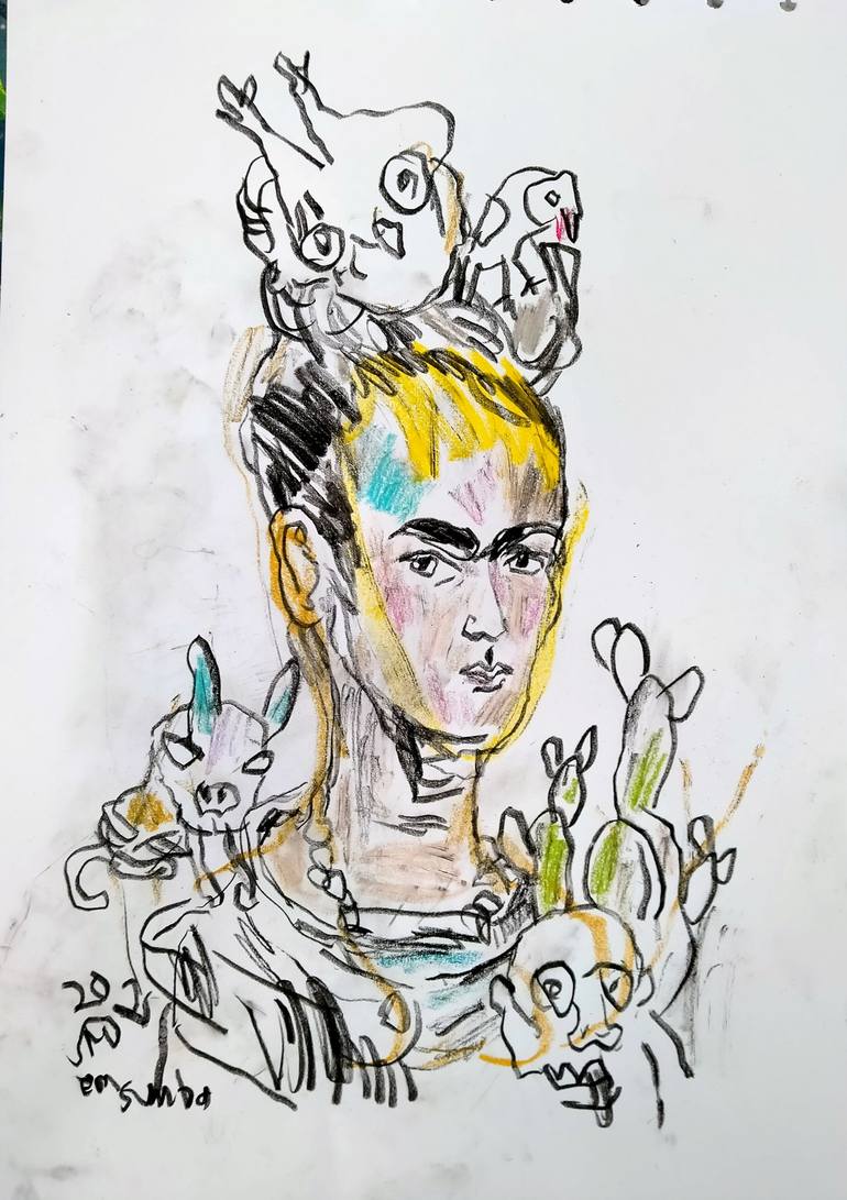 Original Conceptual Celebrity Drawings by Martinus Sumbaji