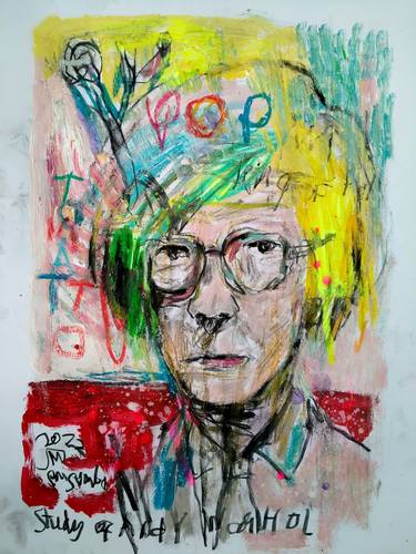 Original Abstract Celebrity Paintings by martinus sumbaji