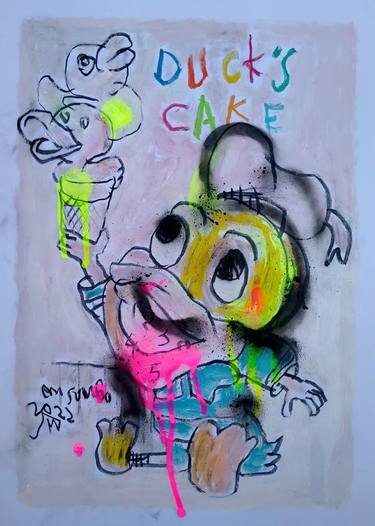 Original Abstract Cartoon Paintings by martinus sumbaji