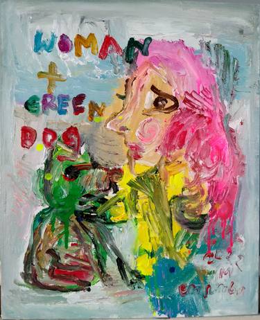 Original Abstract Women Paintings by martinus sumbaji