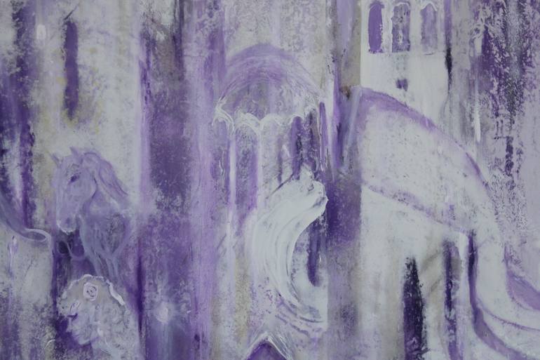 Original Abstract Fantasy Painting by Diane Cox