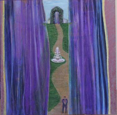 Original Classicism Garden Paintings by Diane Cox