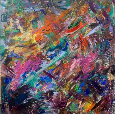 Original Expressionism Abstract Paintings by madpolkas Design studio
