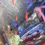 Paint layers with the picture