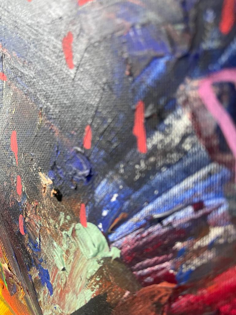 Original Contemporary Abstract Painting by Madpolkas Design Studio
