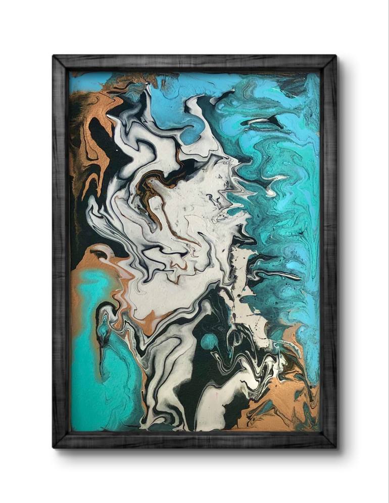 Original Abstract Women Painting by Madpolkas Design Studio