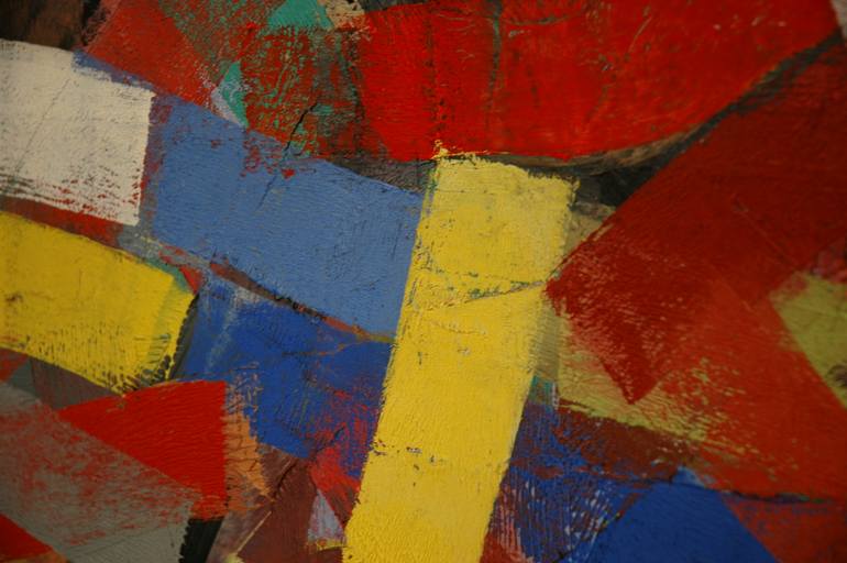 Original Abstract Expressionism Abstract Painting by Baljeet Singh