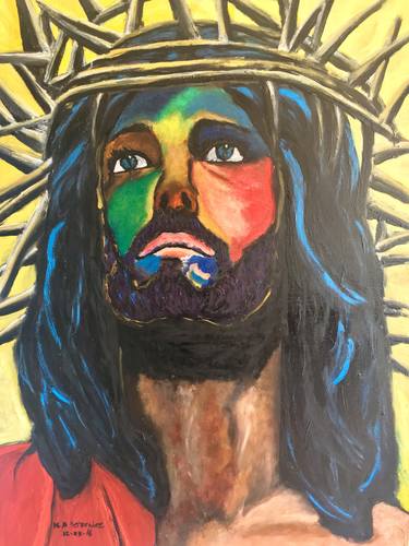 Christ With Crown -SOLD thumb