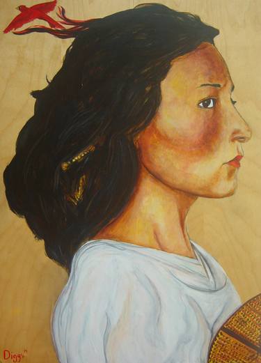 Print of Figurative Women Paintings by Michael Diggs