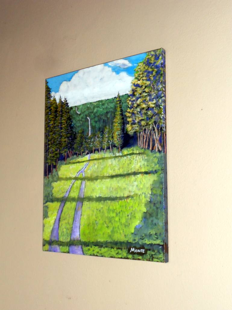 Original Expressionism Landscape Painting by Robert  Anthony Montesino