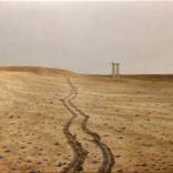 Mars with two columns 01. by Béla Dohárszky