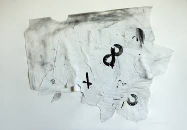 Original Abstract Collage by Béla Dohárszky