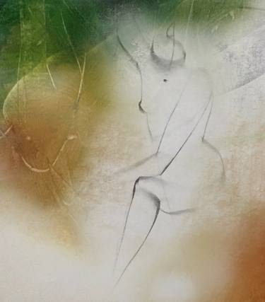 Print of Figurative Nude Mixed Media by Eunice Sim