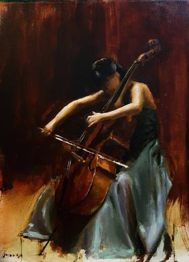 Print of Impressionism Music Paintings by Guido Mauas