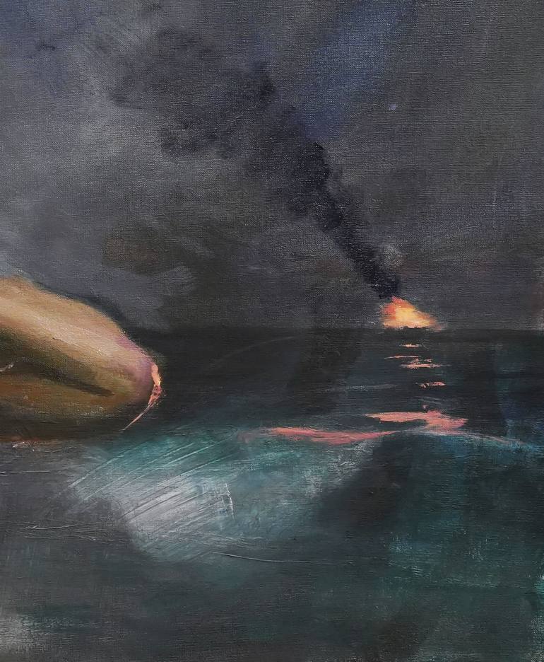 Original Realism Fantasy Painting by Guido Mauas