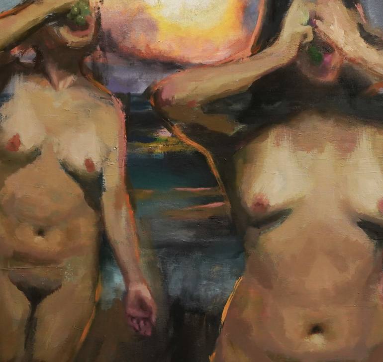 Original Realism Fantasy Painting by Guido Mauas