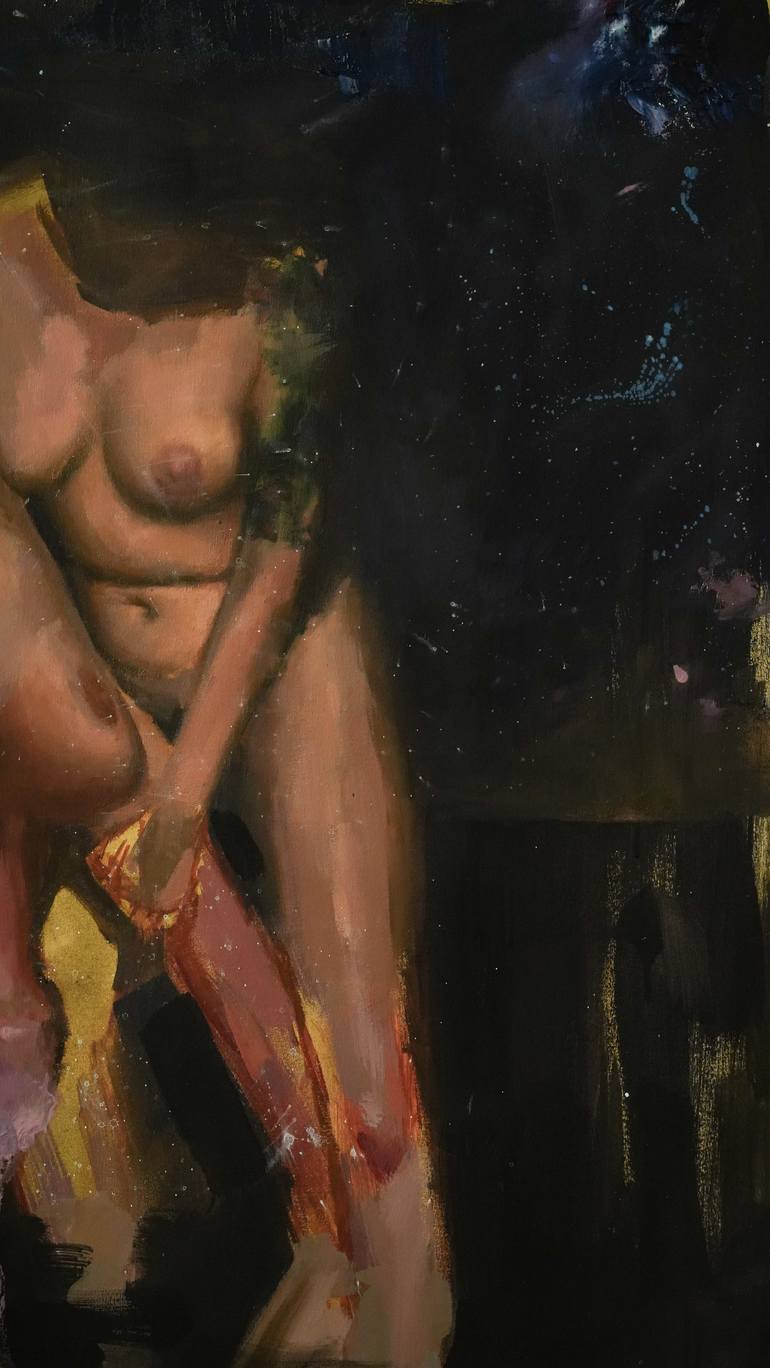 Original Surrealism Fantasy Painting by Guido Mauas