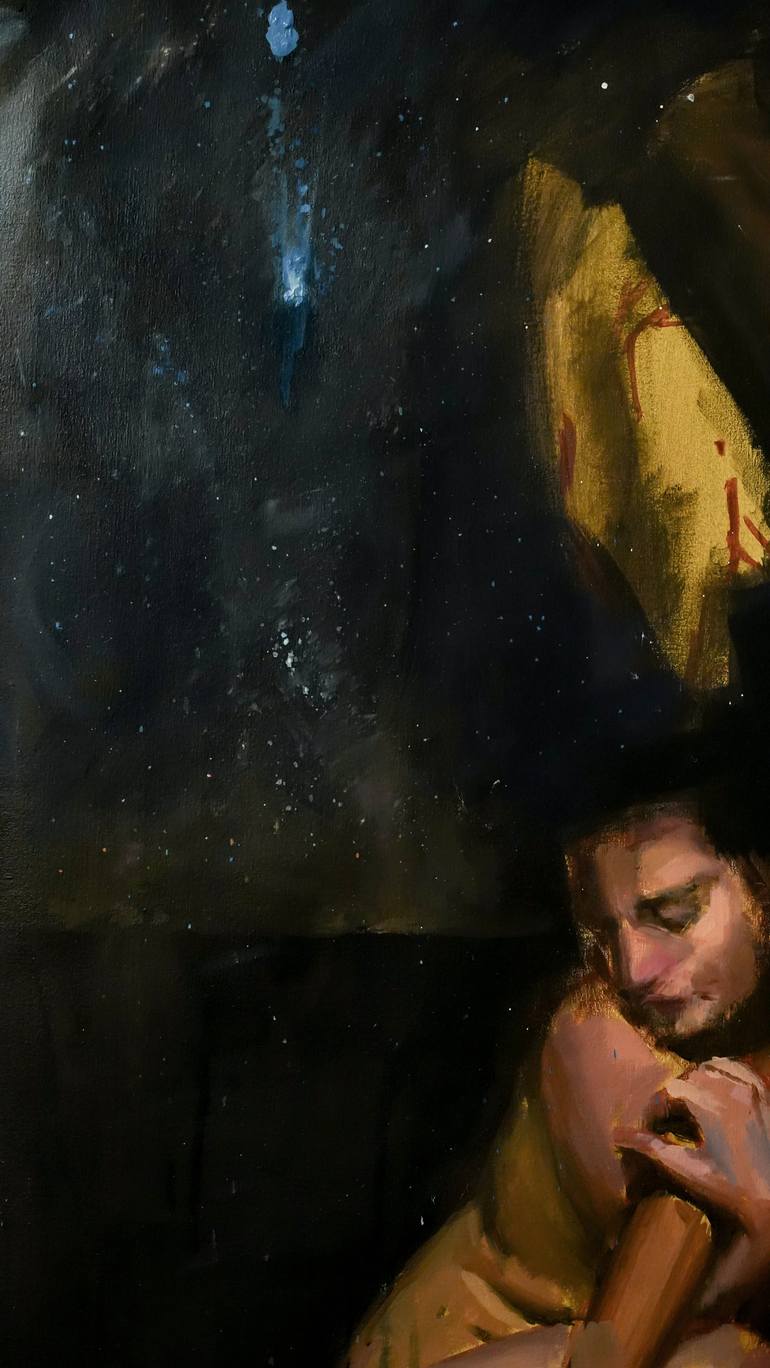 Original Surrealism Fantasy Painting by Guido Mauas